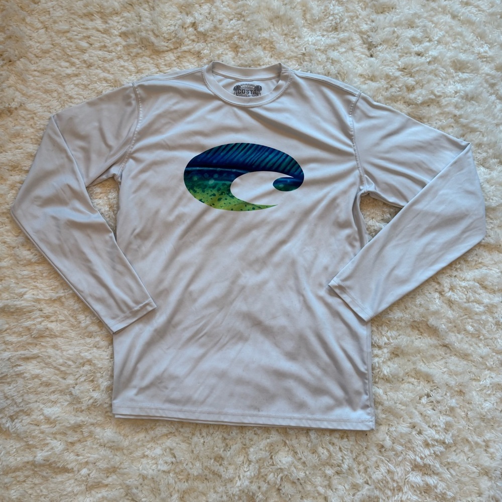 🎯3 for $15 🎯White Costa long sleeve athletic shirt Men’s size small